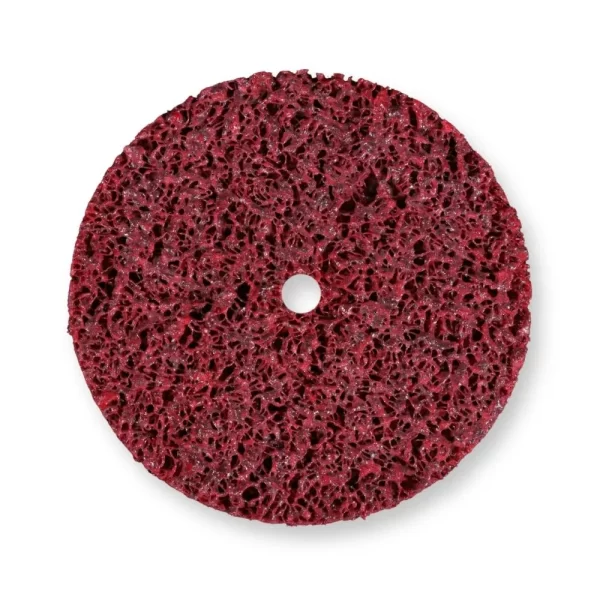 Disco abrasivo de limpieza polifibra Clean & Strep rojo ABRASTAR