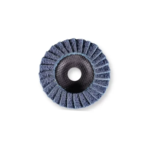 Disco abrasivo de limpieza láminas fibra de vidrio azul abrastar