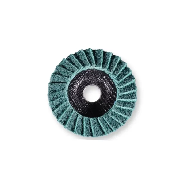 Disco abrasivo de limpieza láminas fibra de vidrio verde abrastar
