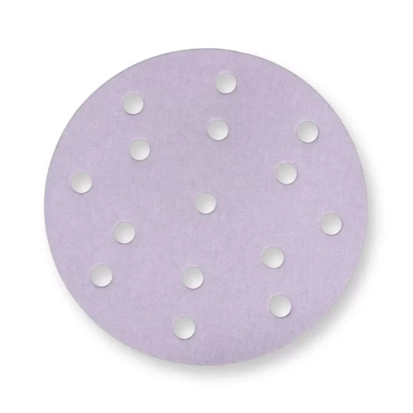 Disco abrasivo velcro papel ABRASTAR Star Ice 15 aspiraciones
