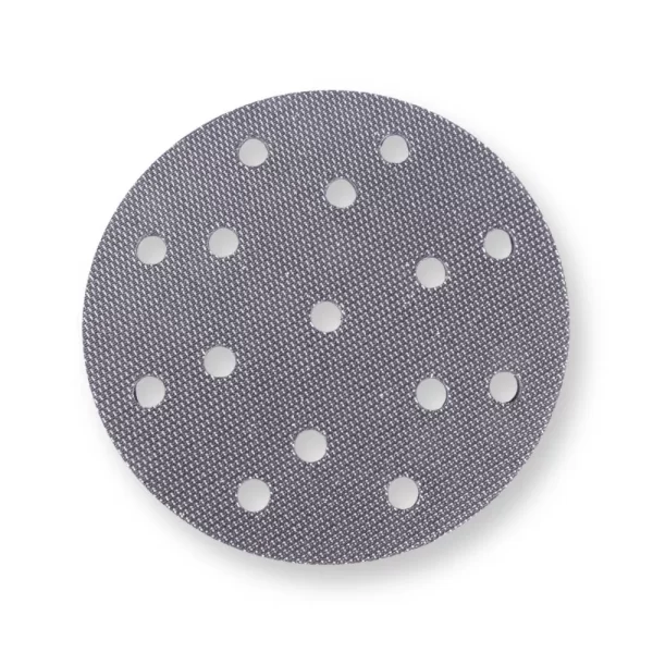 adaptador plato de lijado Interface de foam - velcro 150 mm. altura 10 mm. 15 aspiraciones