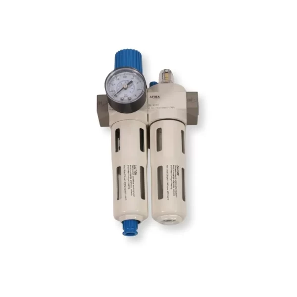 Conjunto regulador de aire con filtro-lubricador AFINA