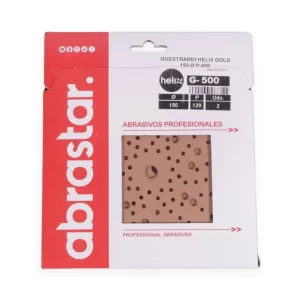 Muestrario discos abrasivos papel ABRASTAR HELIX GOLD