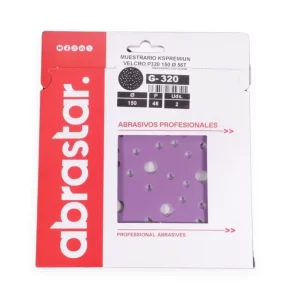 Muestrario discos abrasivos papel multiaspiracion ABRASTAR KS-PREMIUM