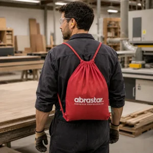 Mochila tela ABRASTAR detalle