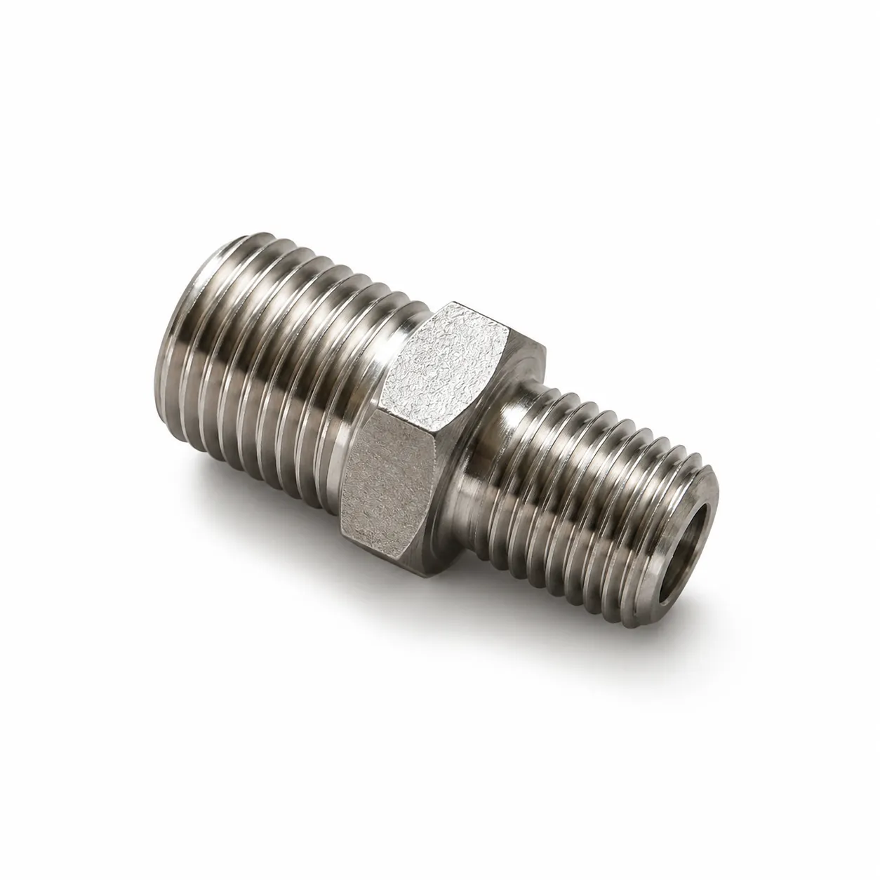 Adaptador hidráulico recto de acero inoxidable - Imagen 4